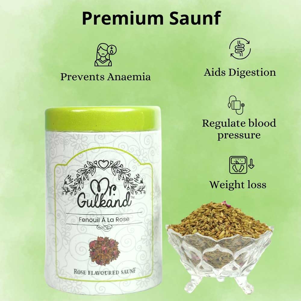 Rose Flavour Fennel Seeds