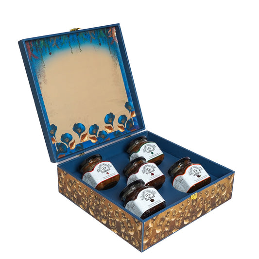 Wedding Box with 5 Jars (Only Gulkand)
